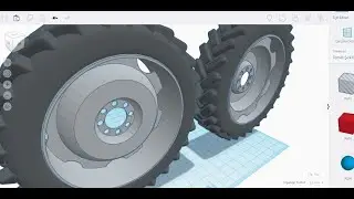 Tinkercad Dersleri - 88. Ders - Traktör Tekeri Tasarımı (Tractor Wheel Design)