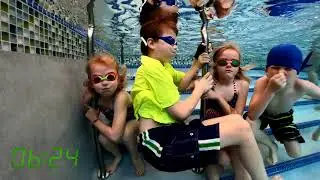 Swimming Pool Games With Elizabeth and Friends
