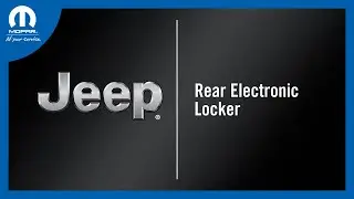 Rear Electronic Locker | How To | 2023 Jeep Cherokee