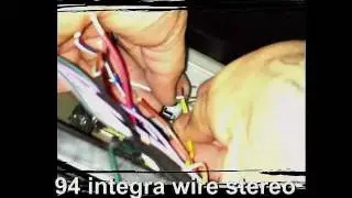 acura integra 94 hard wire deck