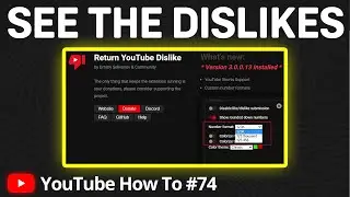 How to See The Dislikes On YouTube