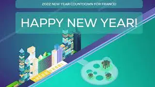 FRANCE NEW YEAR COUNTDOWN COUNTDOWN FOR PARIS COMPTE À REBOURS DU NOUVEL AN FRANCE 2022 CET