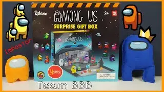 AMONG US ADVENT CALENDAR! Surprise Gift box mini figures, pets and accessories Gamer Collectibles