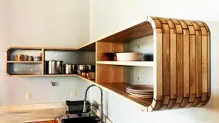 Making Open Box Kitchen Shelves