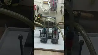 Промывка теплообменников кислотным раствором при помощи бустера