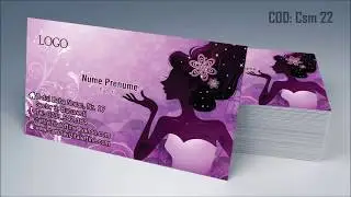 Carti de vizita Coafor Cosmeticiana Hairstylist by CDVi