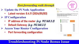 Troubleshooting Pi Node Bonus Issue: A Guide to Port Forwarding