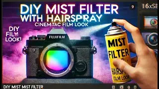 DIY Mist Filter with Hairspray for Cinematic film look!
