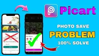 Picsart Photo Save Problem Solve | Picsart Me Photo Save Kaise Kare  | PicsArt App 2025