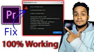 Adobe Premiere Pro Error Compiling Movie | Accelerated Renderer Error | Unable to Produce Frame Fix