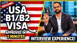 US Tourist Visa 2026 Step-by-step guide & my B1/B2 interview experience