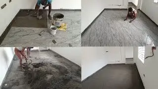 #hall 4×2 flooring tiles laying work #construction #tiles work