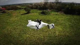 Airwolf scale prototype test flight