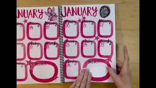 The Art Witch 2025 Planner printed version flip through!