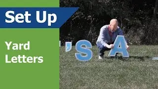 Yard Letters: How to Setup - (Vispronet)