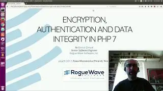 Enrico Zimuel: Encryption, authentication and data integrity in PHP 7