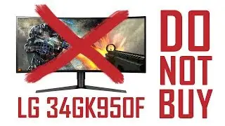 DO NOT BUY the LG 34GK950F Ultrawide monitor- defective panel after just 4 months