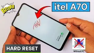 itel A70 Hard Reset | How to Hard Reset itel A70 | itel (A665L) Pattern Lock Remove