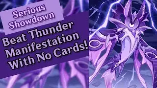 [SERIOUS SHOWDOWN] Beat Thunder Manifestation Without Using Any Card - Genshin Impact TCG