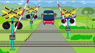 RAILROAD CROSSING 4 TRACKS