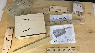 Tenorlele Unboxing - DIY Ukulele Kit - C.B. Gitty