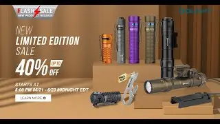Olight Fathers Day Sale 2020 - 40% off! i5T, S2R Baton 2, ODIN, Perun Mini - Limited Edition Colors!