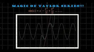 Magic of Taylor's Series... Visualization using Matlab plot
