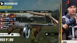 Thompson+M1887+Jota COMBINAÇÃO PERFEITA; Free Fire Garena