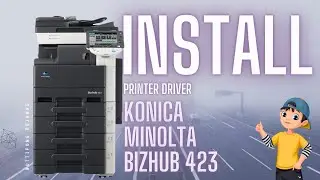 วิธีการติดตั้ง Printer Driver Konica Minolta Bizhub 423