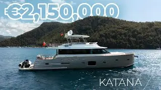 Inside a 24m yacht FOR SALE Azimut 