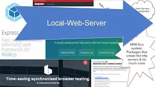 (2/2) NPM Development web Servers using Local-Web-Server Package: Example 2