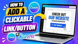 How To Add a Clickable Link/Button in Canva (Quick Guide)