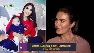 GAMZE KARAMAN 15 AYLIK OĞLU YAMANDAN BAHSETMEYE DOYMADI
