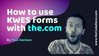 How to use Kwes forms with The.com