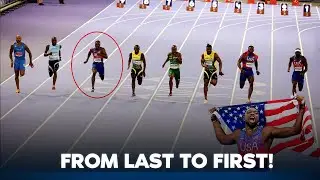 🏃💨 0.005 decides 100m Final! Lyles & Thompson treat Paris to greatest 100m final of all time ⚡
