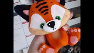 Тигренок из фетра на новый год своими руками