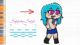 Friday Night Funkin' Sky Mod on Piano - Midi Art