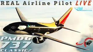 PMDG 737-600 +Force Feedback?! | Real Airline Pilot | 
