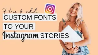 HOW TO ADD CUSTOM FONTS TO YOUR INSTAGRAM STORIES | Over App Tutorial