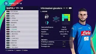 eFootball PES 2021: Napoli 2017-2018 classic team (PS4)