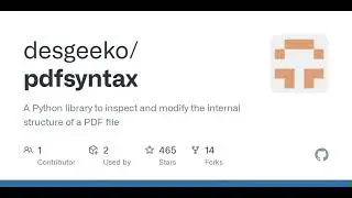 pdfsyntax/docs/browse.md at main · desgeeko/pdfsyntax