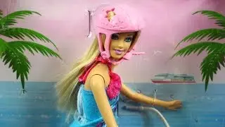 Barbie Glam Bike!  Barbie with Glam Bike / Барби Прогулка на велосипеде - Mattel - Y7055