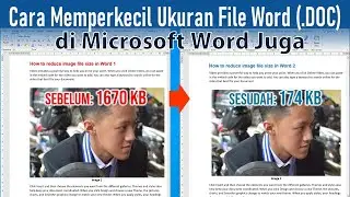 Cara Memperkecil Ukuran File Word di Microsoft Word Juga