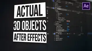 Create ACTUAL 3D Objects with EXTRUSION in After Effects | Tutorial Tuesday