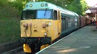 50015 on the East Lancashire Railway in September 2022