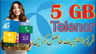 Telenor Free Data | Upto 5 GB | Code 7