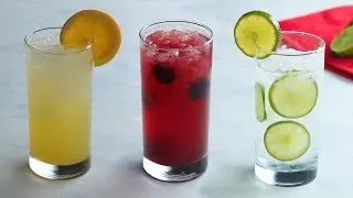 Low-Sugar Fruit Sodas
