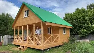КАРКАСНАЯ БАНЯ ПОД КЛЮЧ. Полный видеообзор