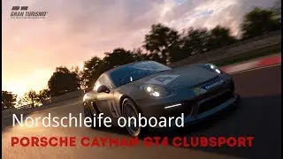 Porsche Cayman GT4 Clubsport - Nordschleife onboard - GT Sport [PS4 PRO]