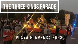 The 2023 Three Kings Parade at Playa Flamenca